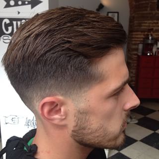 Coupe dégradé fondu homme