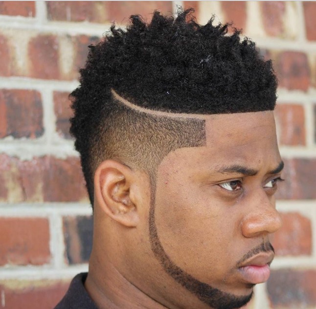 Coupe de cheveux homme black fashion