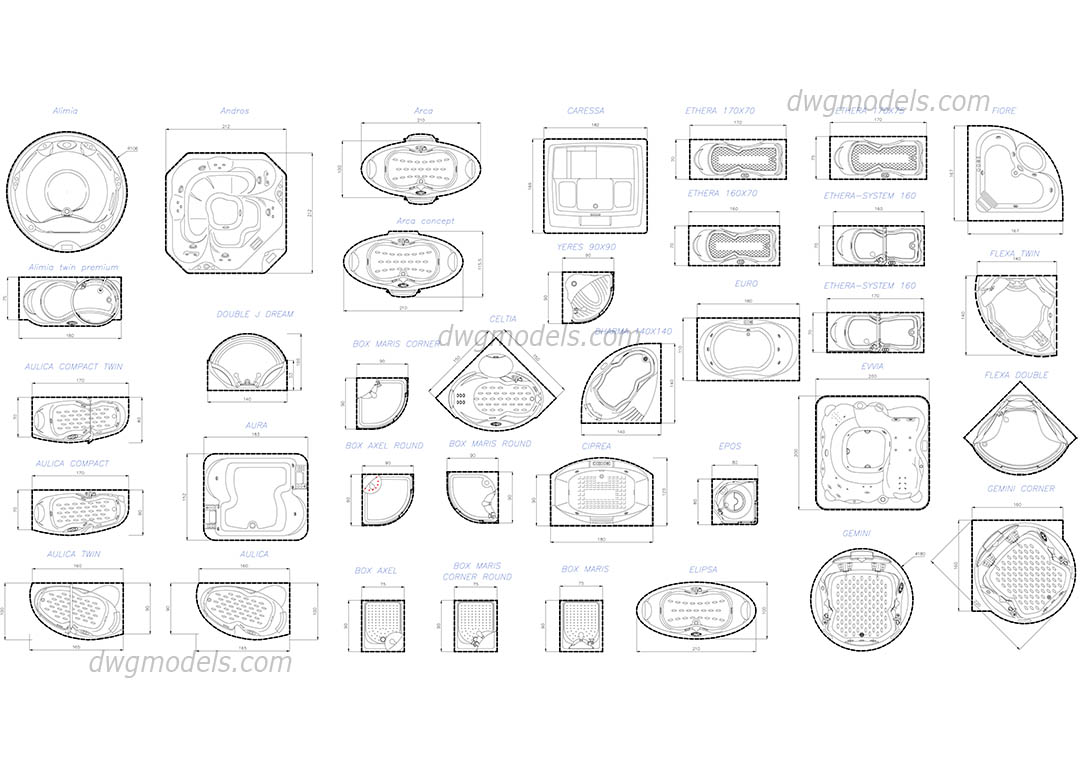 Bloc autocad mobilier