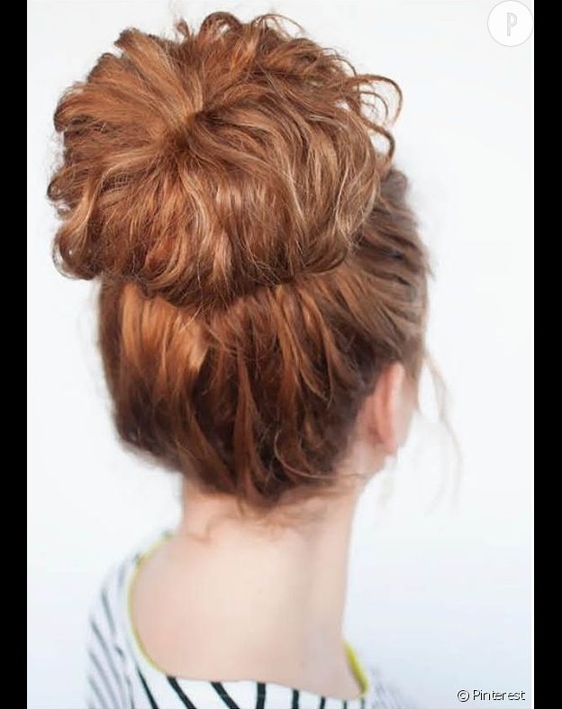 Modele chignon cheveux mi long