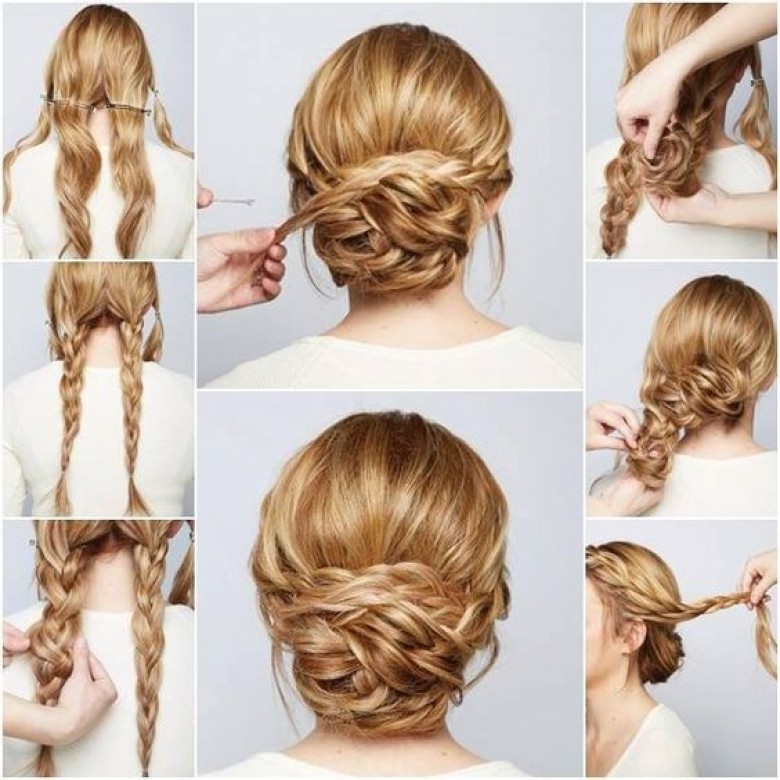 Chignon banane bas