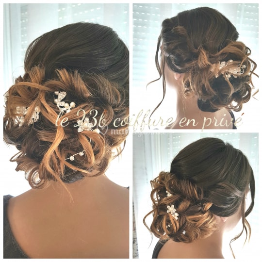 Chignon bas flou