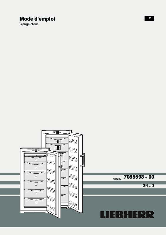 Notice congelateur liebherr premium no frost