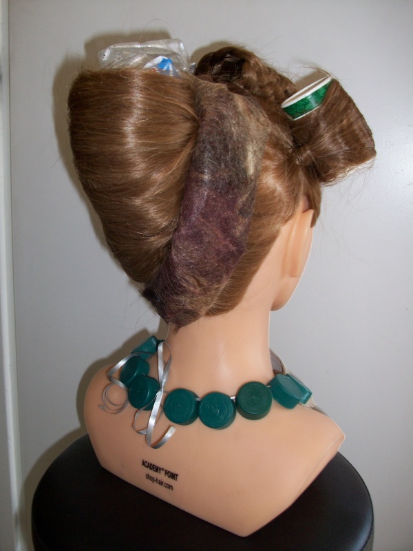 Chignon catogan