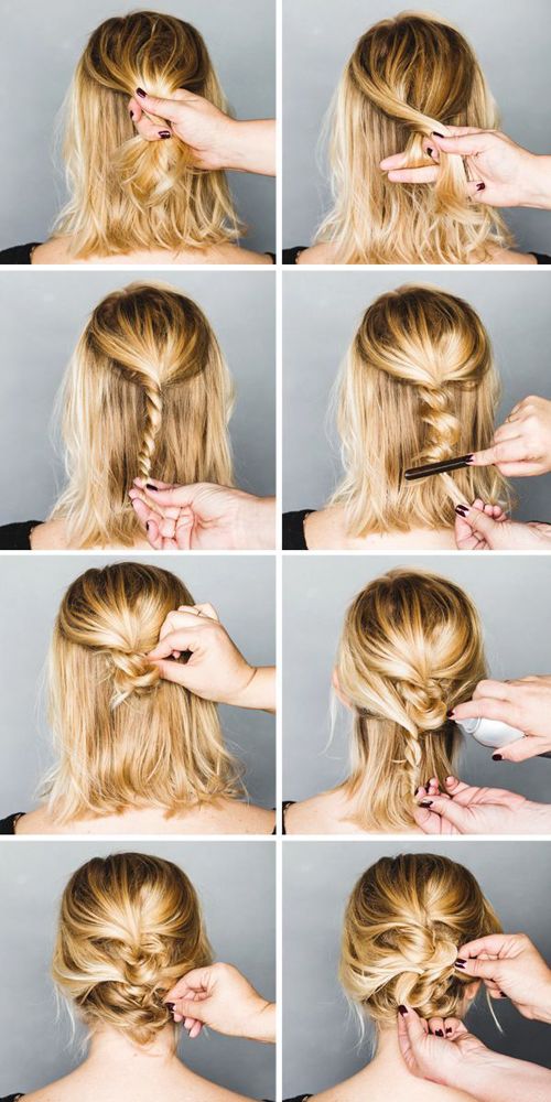 Cheveux chignon