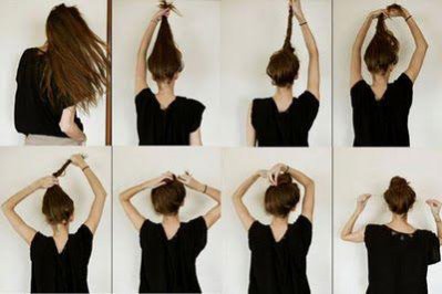 Apprendre a faire un chignon