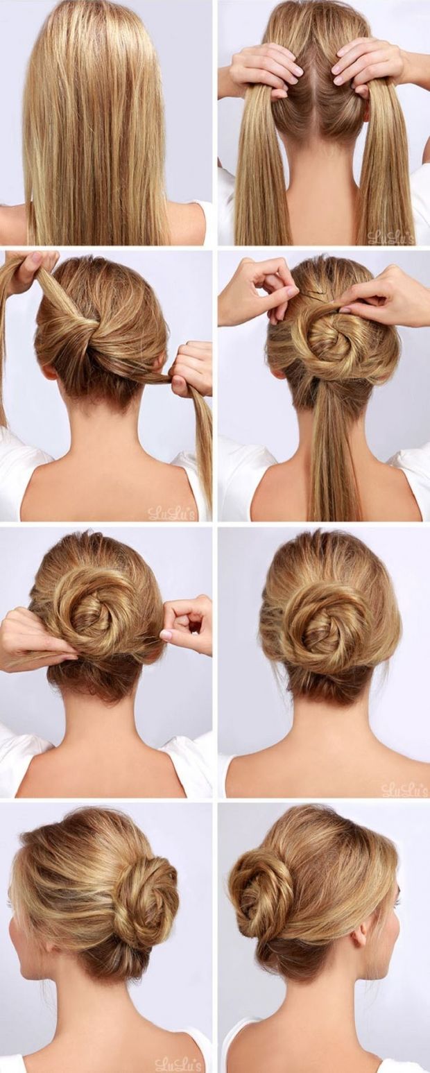 Chignon original facile