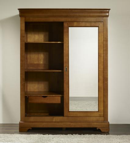 Armoire lingere porte coulissante