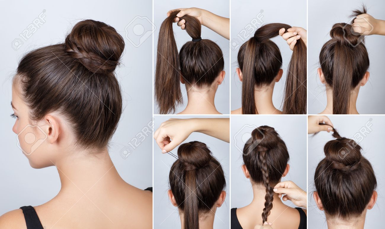 Tuto chignon avec bun