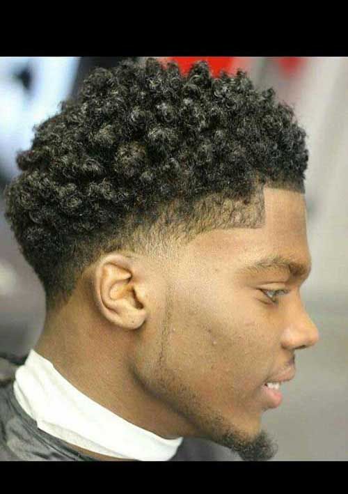 Coupe de cheveux homme noir curly