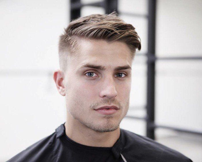 Coupe homme degrade cote