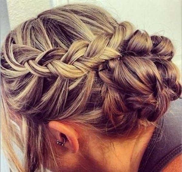 Chignon tressé