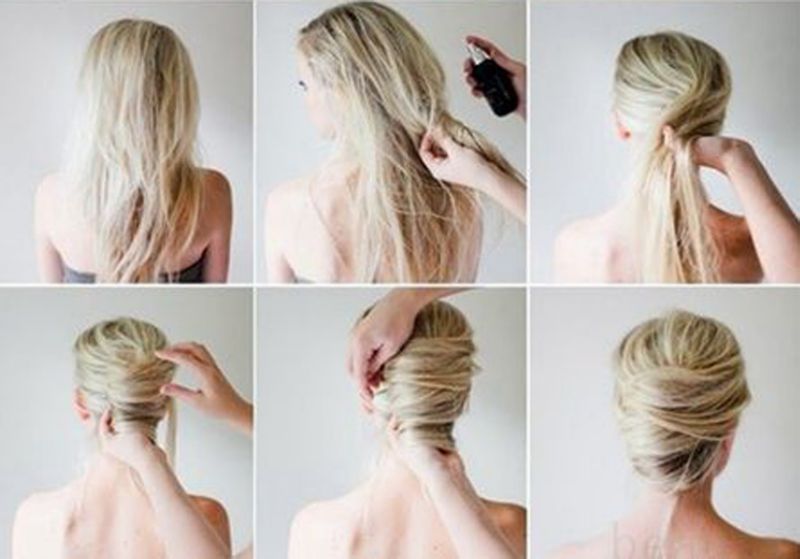 Faire un chignon banane