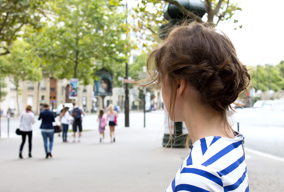 Chignon noué