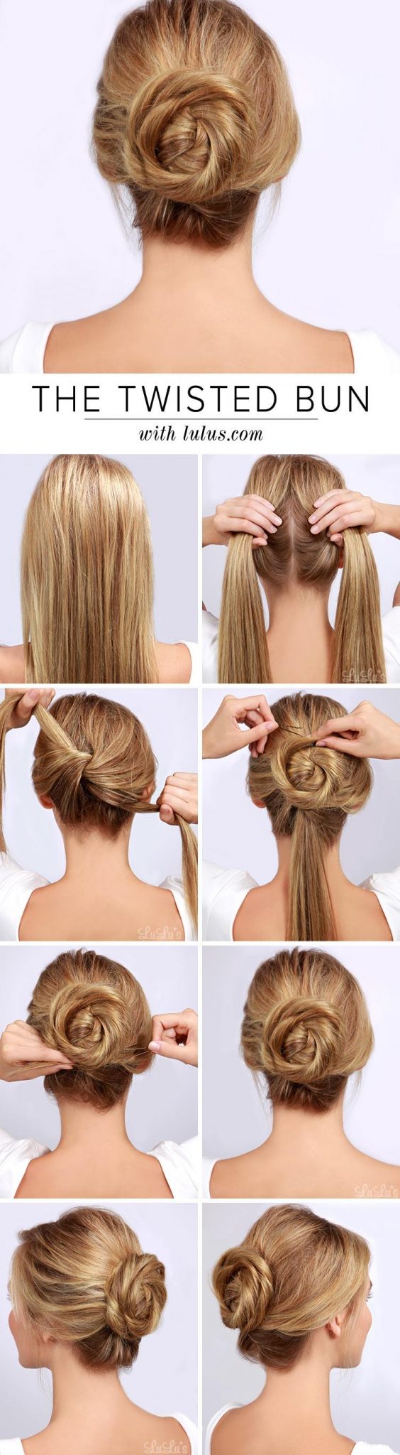 Chignon simple et chic