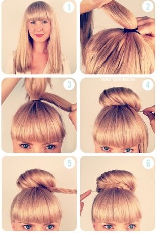 Comment faire un beau chignon décoiffé