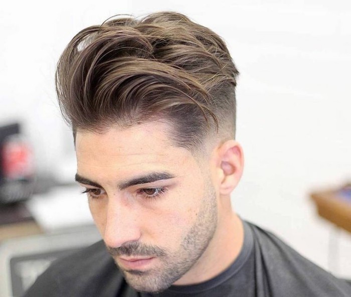 Coiffure de cheveux homme