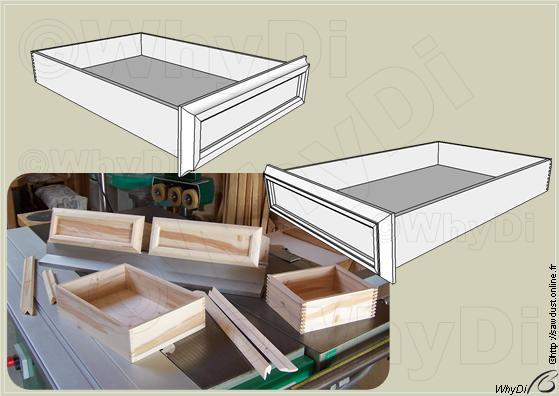 Construire tiroir coulissant