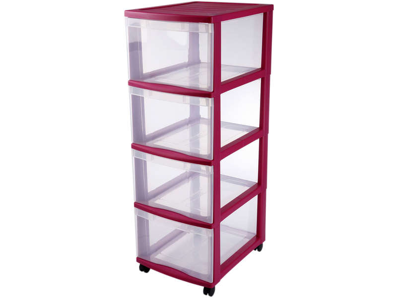 Tour de rangement plastique conforama