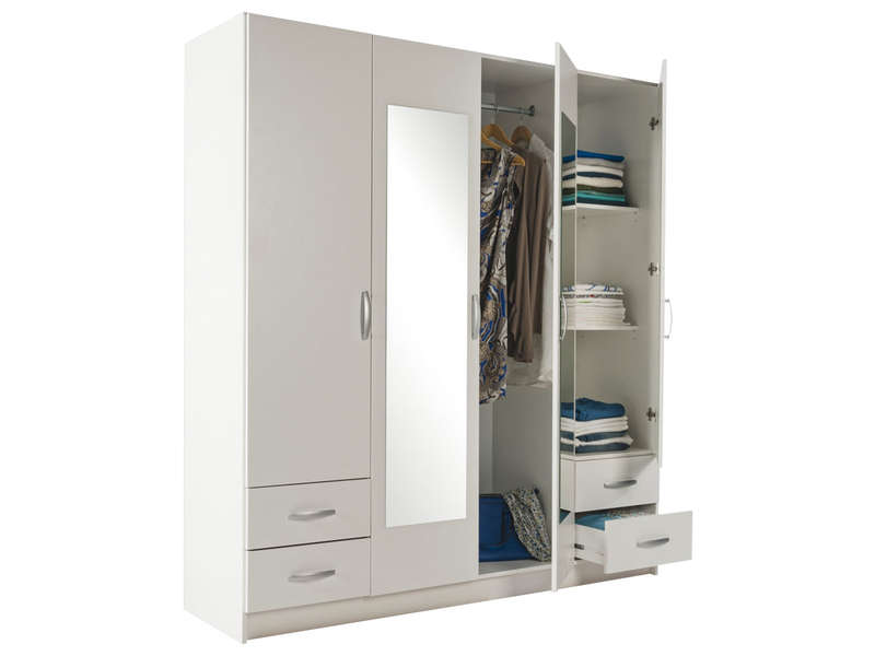 Conforama armoire 4 portes