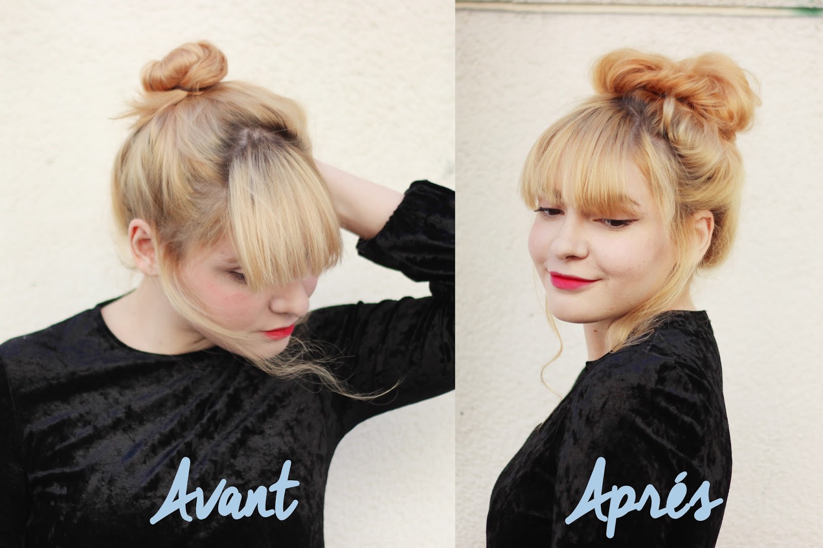 Chignon bun sans donut