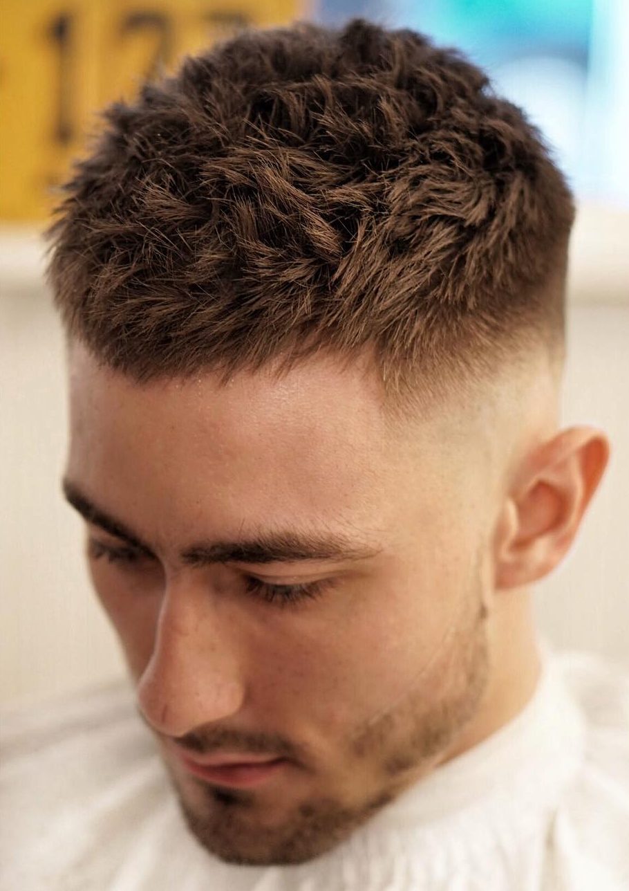Coupe fade homme