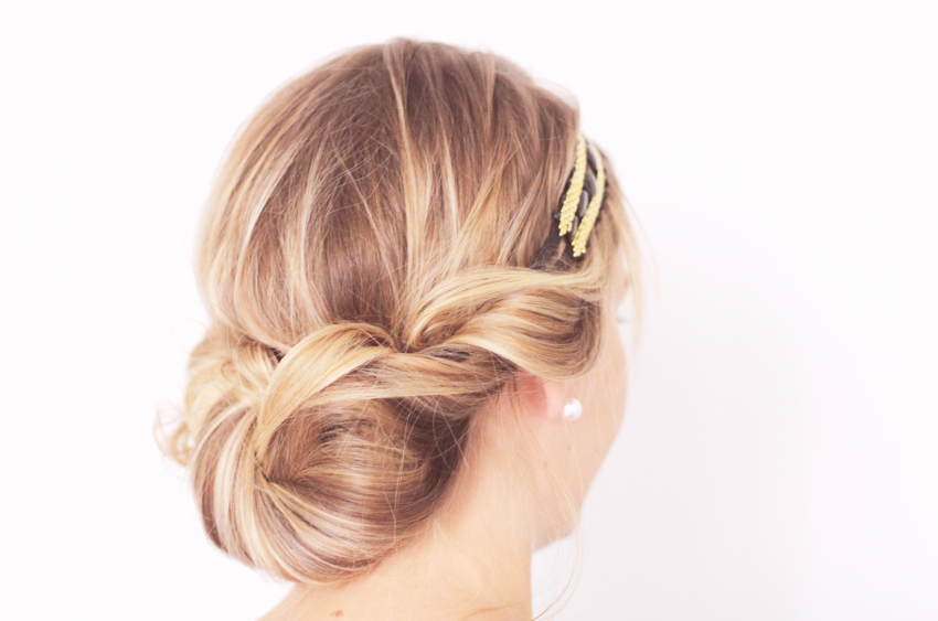 Idée chignon simple