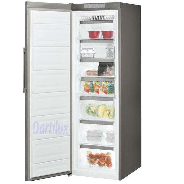 Congelateur armoire gris pas cher