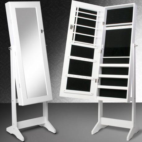 Armoir bijoux miroir