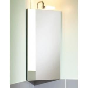 Armoire de toilette d'angle avec miroir