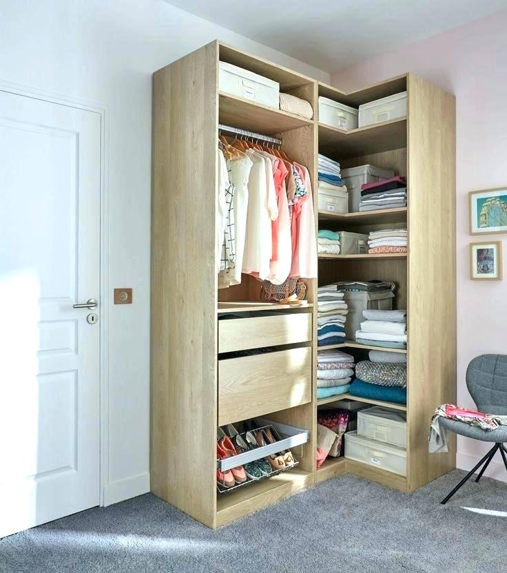 Armoire d'angle pour chambre