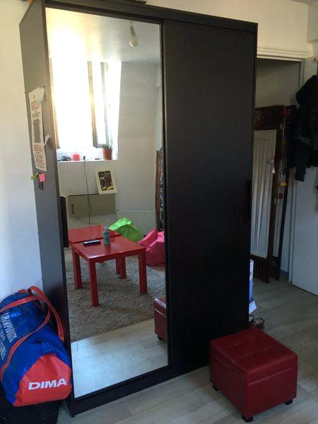 Armoire ikea noire