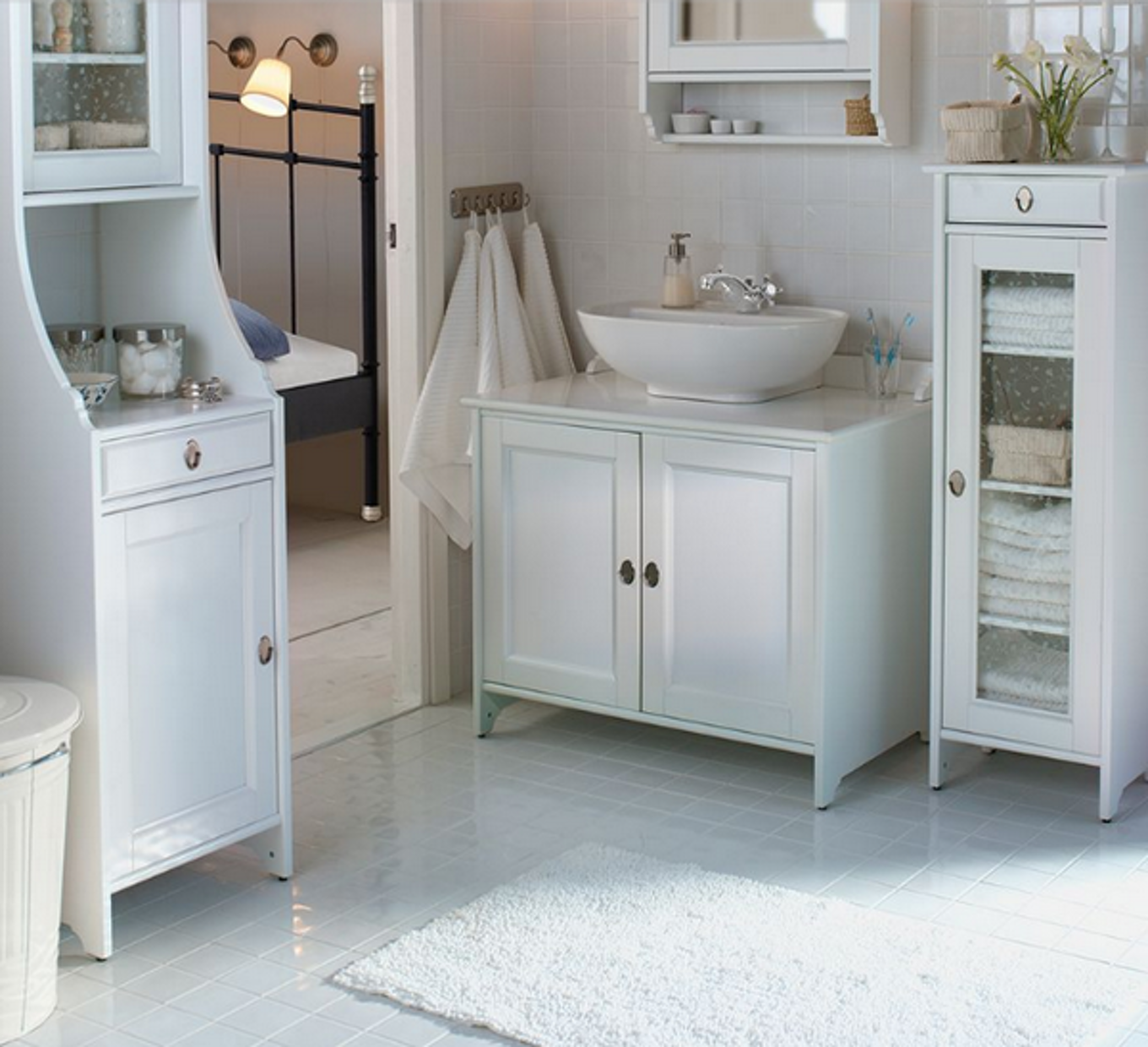 Armoire ikea salle de bain