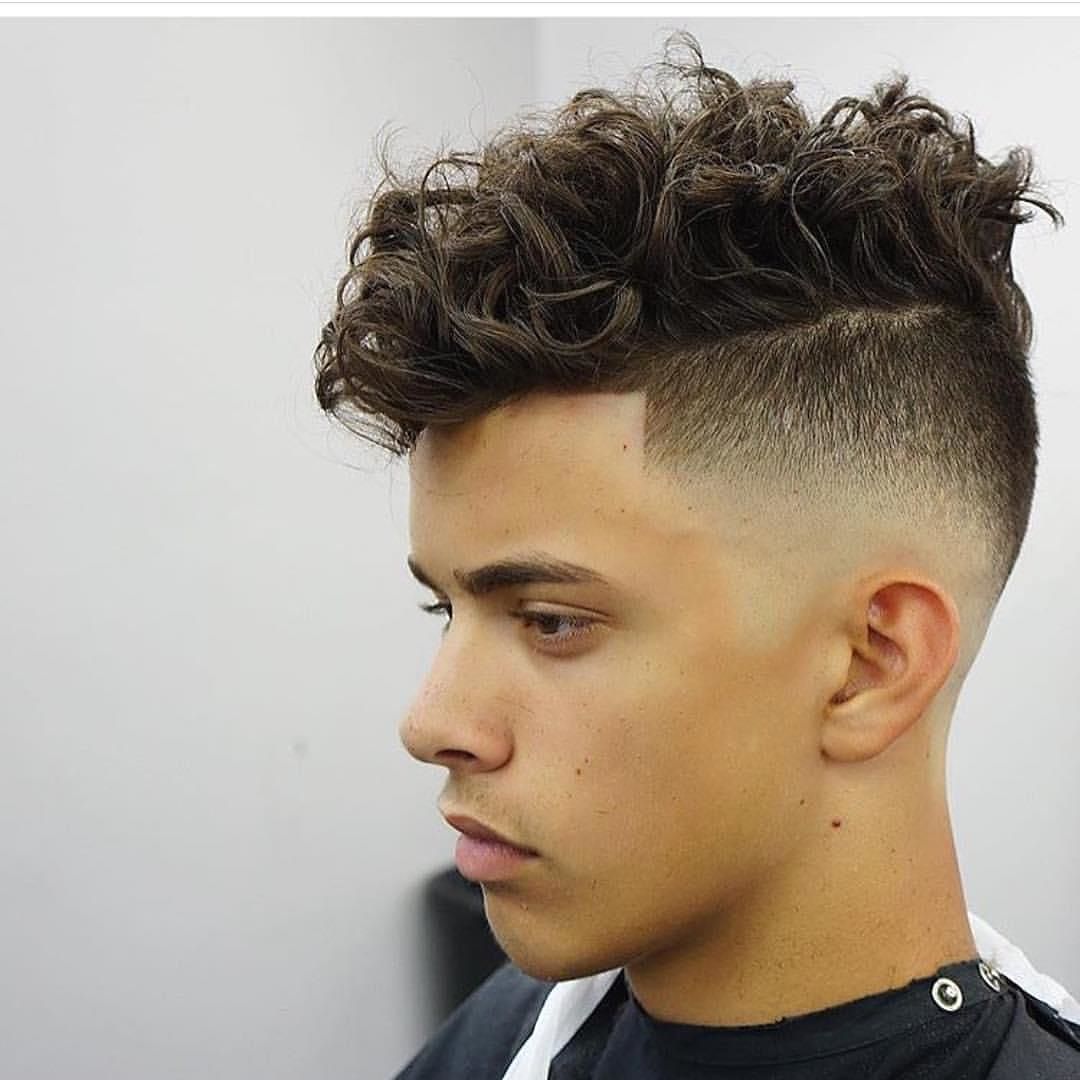 Coiffure curly homme