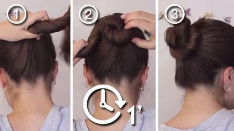 Chignon sans bun