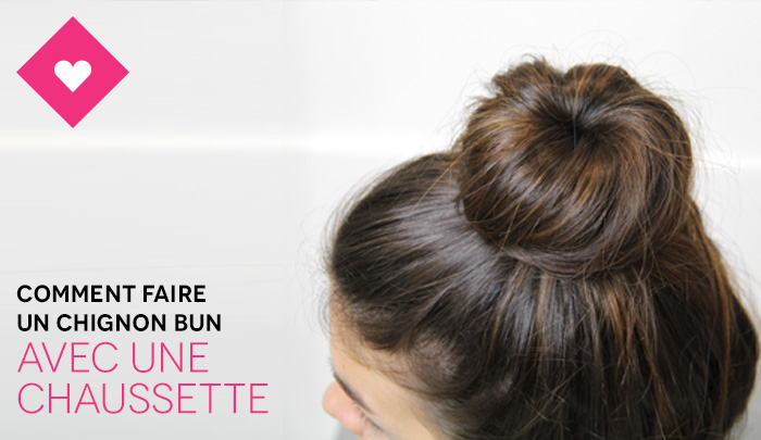 Bun avec chaussette