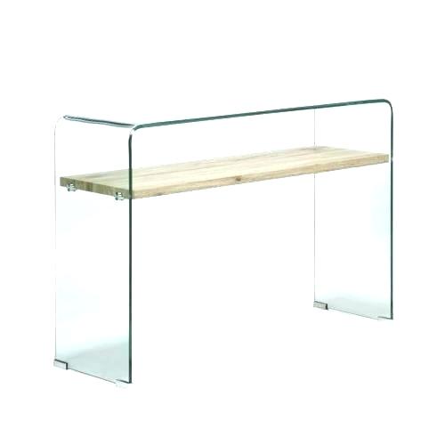 Console en verre alinea