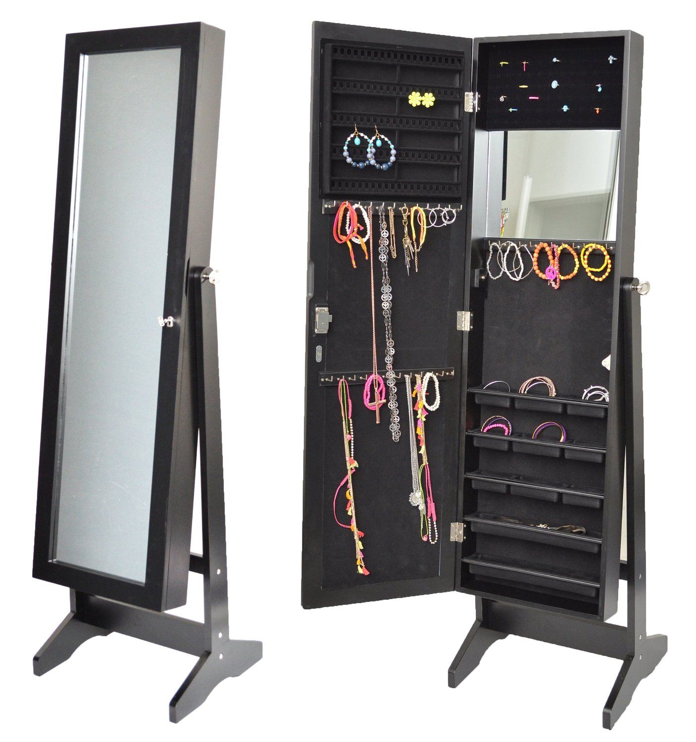 Armoire bijoux miroir but