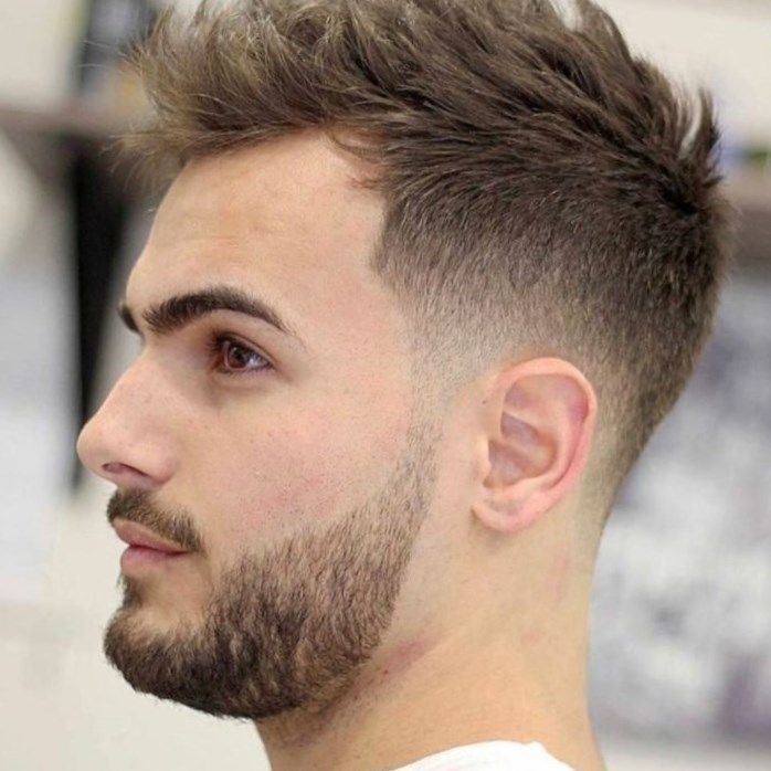 Coiffure dégradé fondu homme