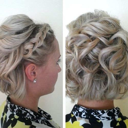 Cheveux court chignon