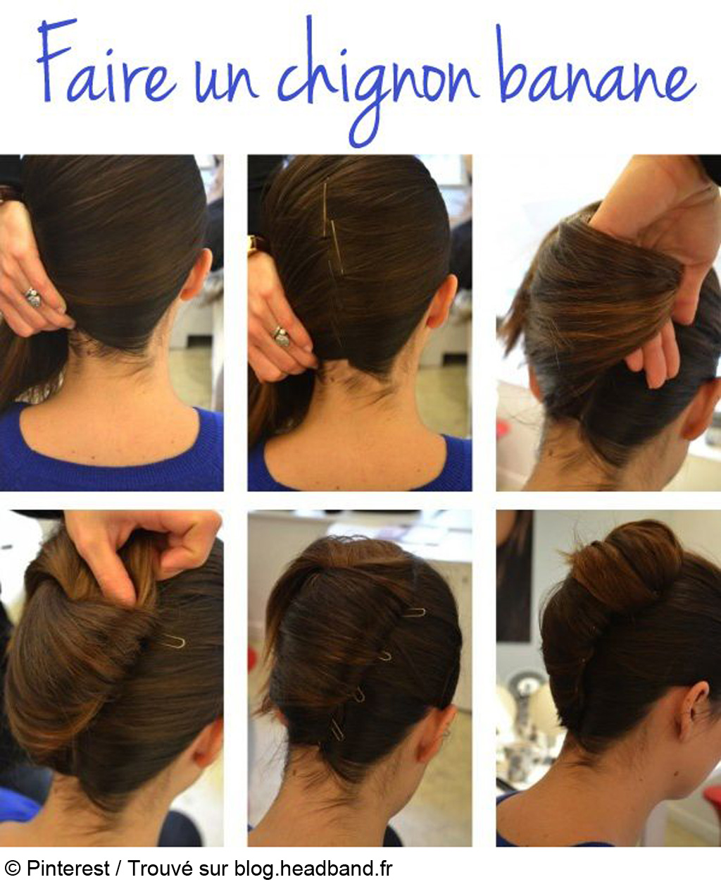 Tuto faire un chignon