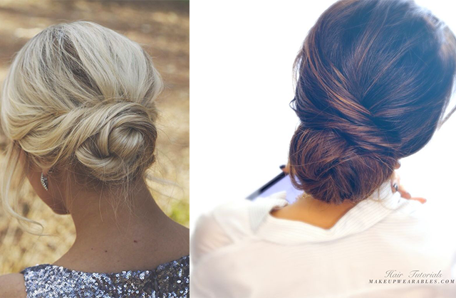 Chignon nuque