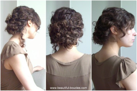 Chignon bouclé comment faire