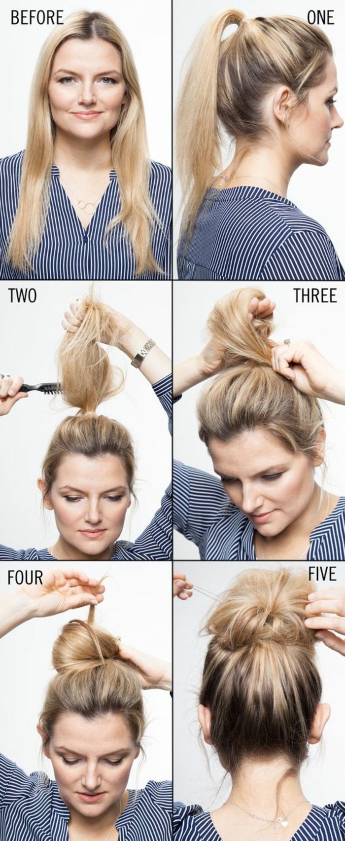 Comment faire chignon haut