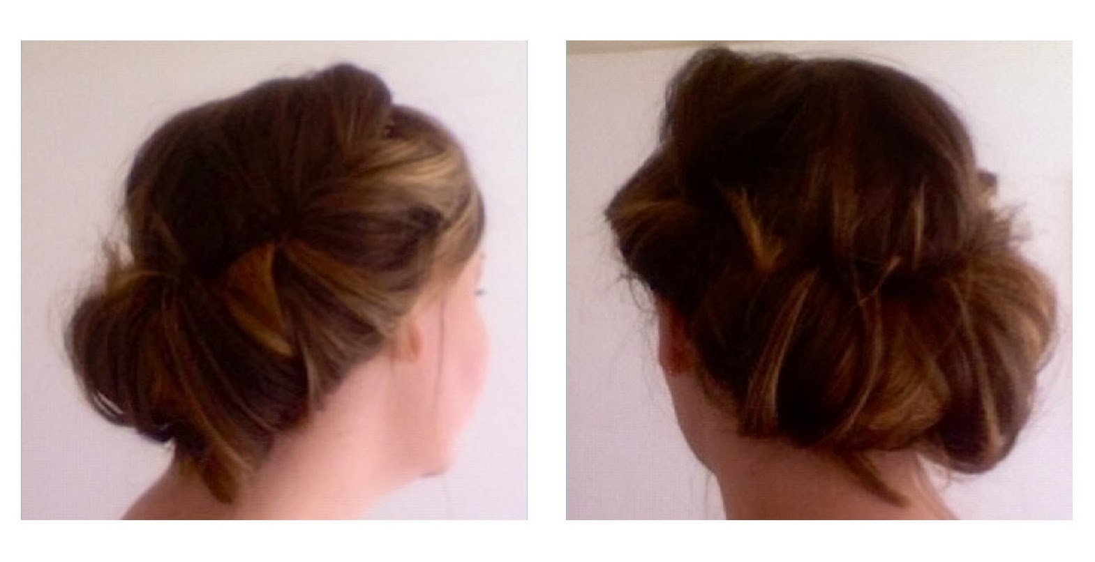 Chignon cheveux épais