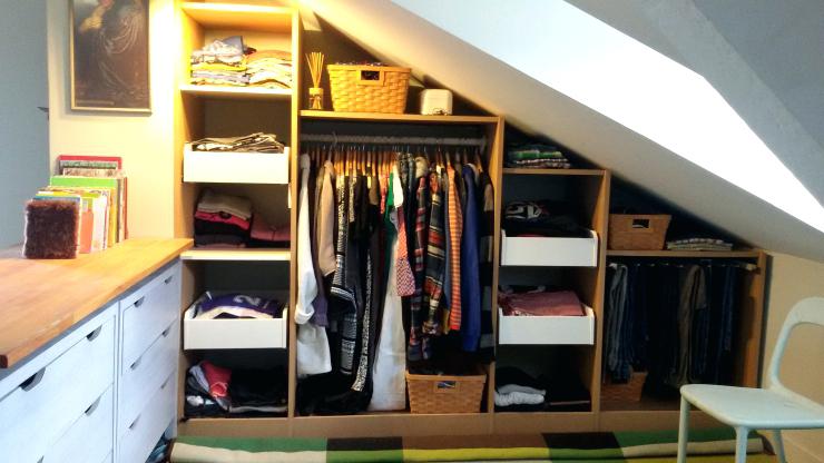 Dressing sous pente ikea