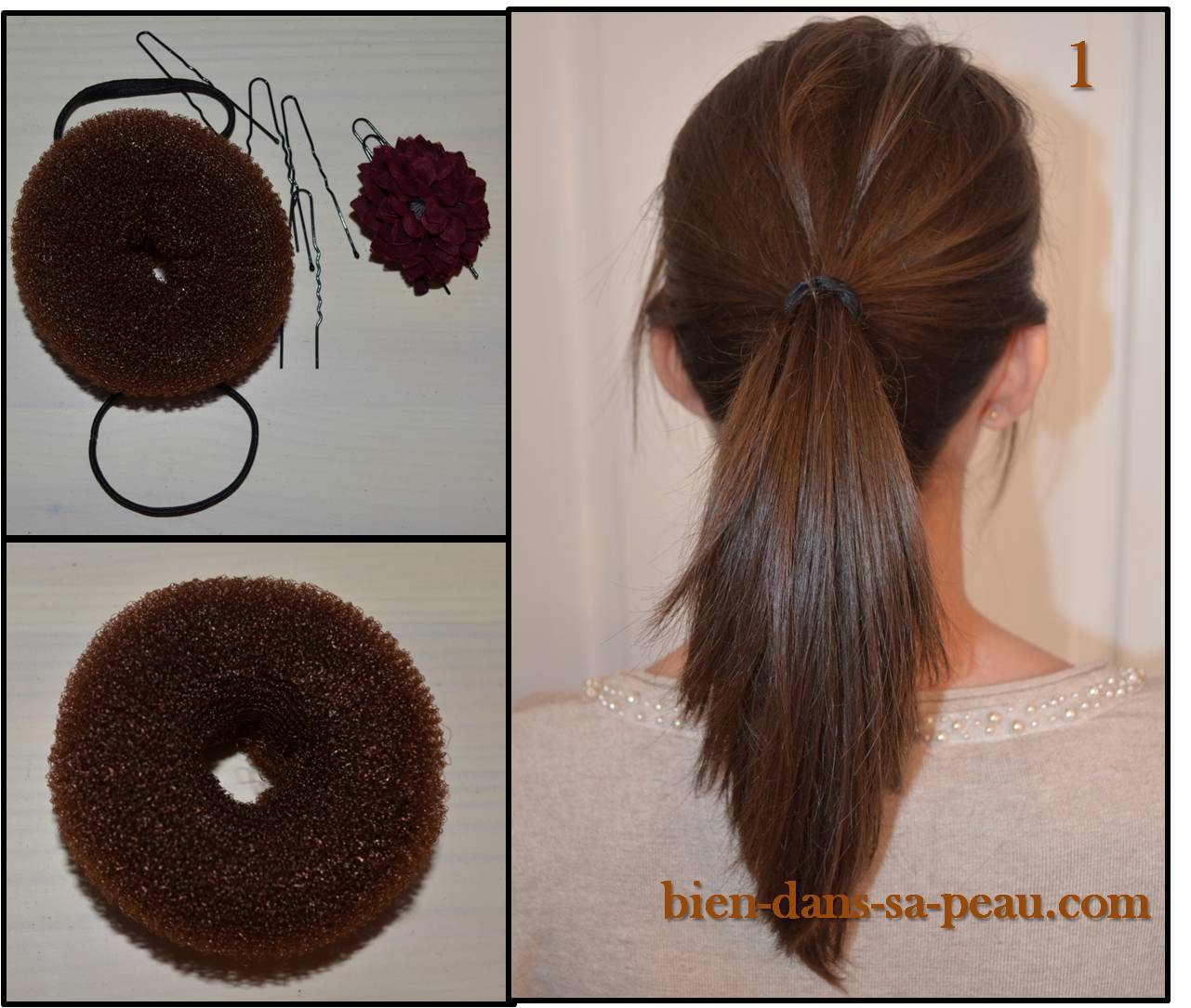 Accessoire pour faire un chignon