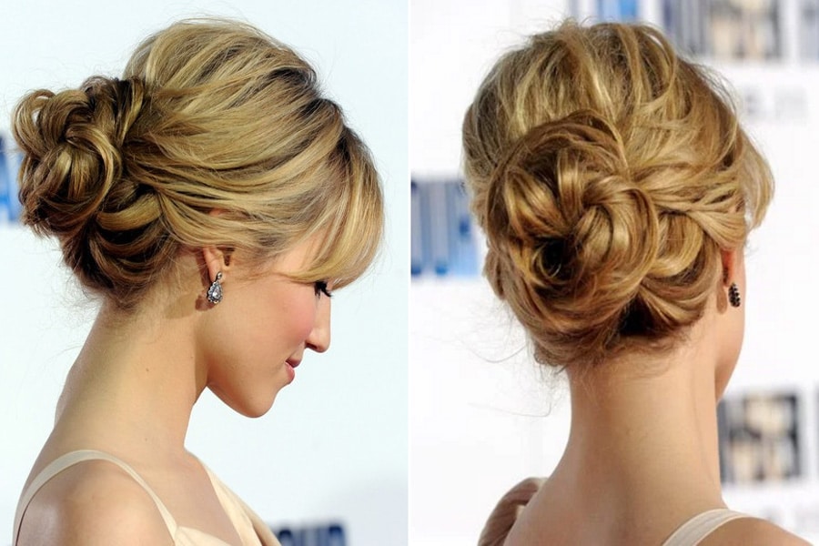 Chignon classe et simple