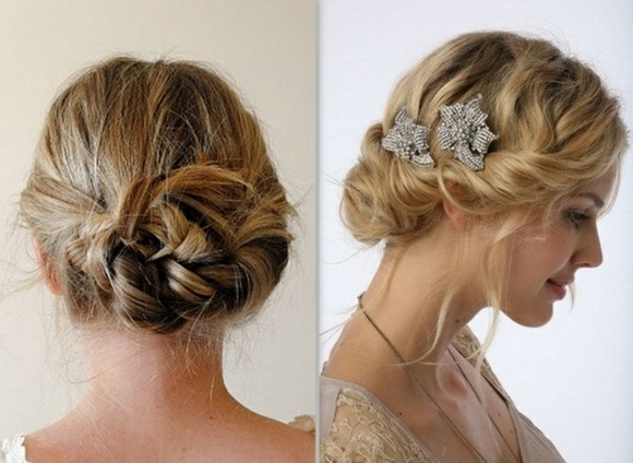 Chignon pour cheveux long