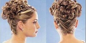 Coiffure chignon cheveux long